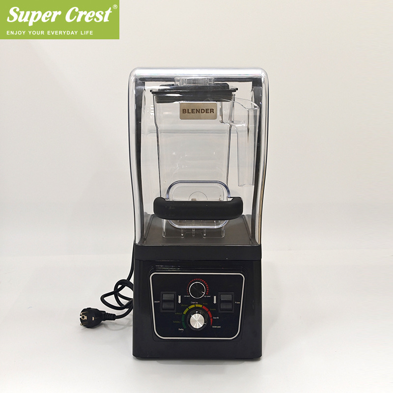 Super Crest 外贸出口欧规带罩静音破壁机料理机多功能家用沙冰机