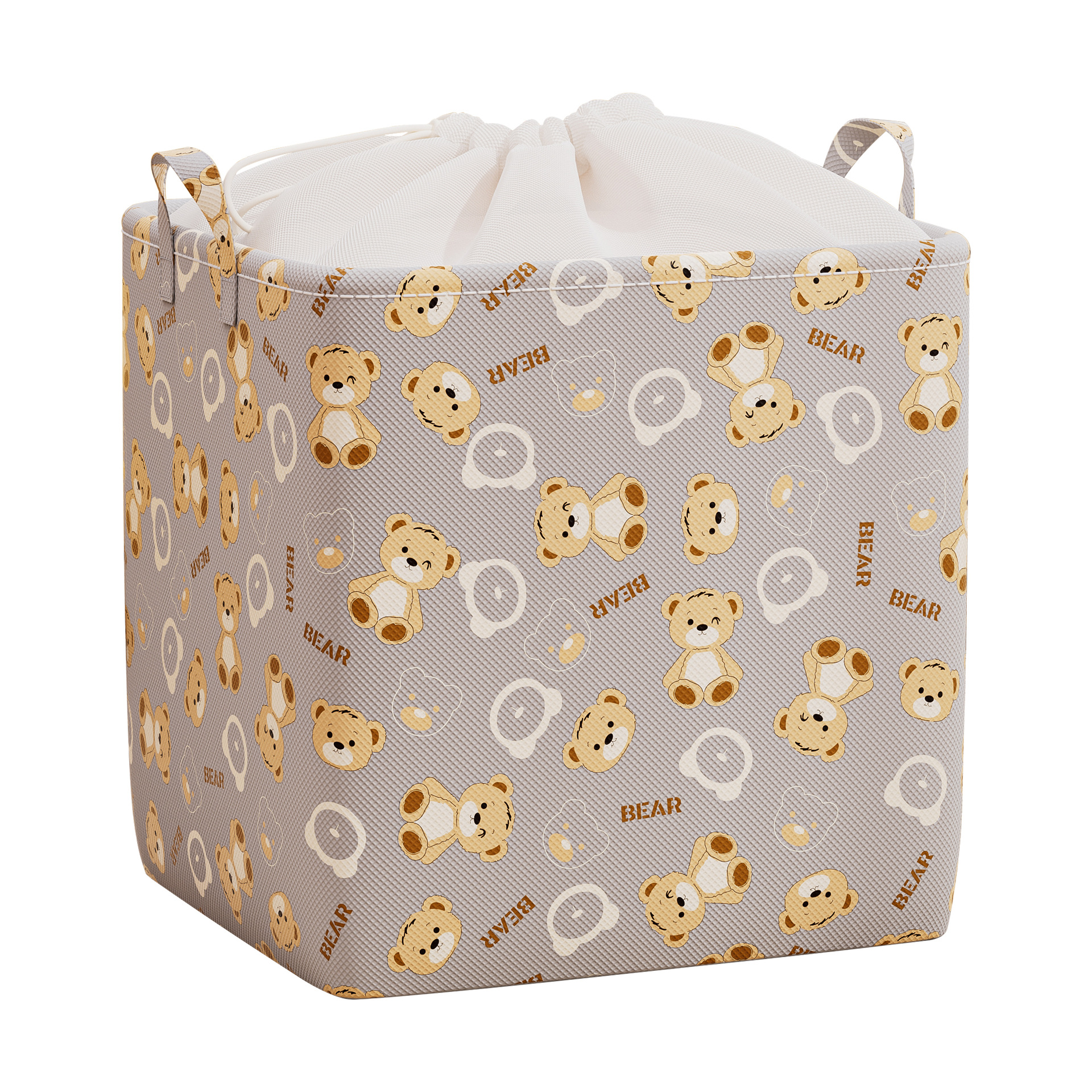 Wardrobe moisture-proof storage basket, fabric clothes, cotton quilt, dust-proof drawstring opening storage bag, large-capacity four-piece set, organizing bag Item Picture