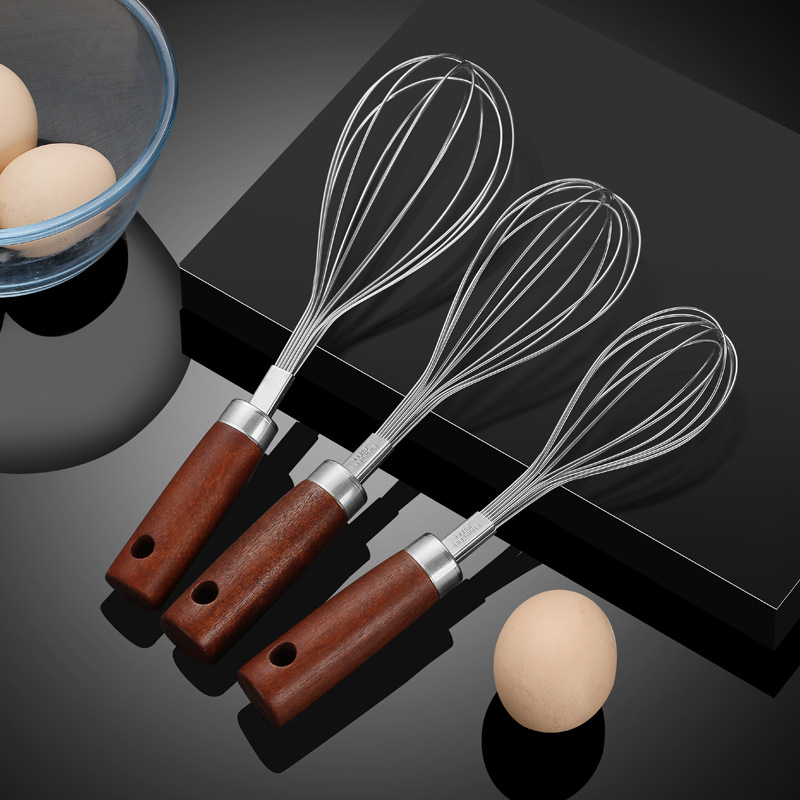厂家批发烘焙用具面粉奶油搅拌打蛋器手动加密加粗手持家用打蛋器
