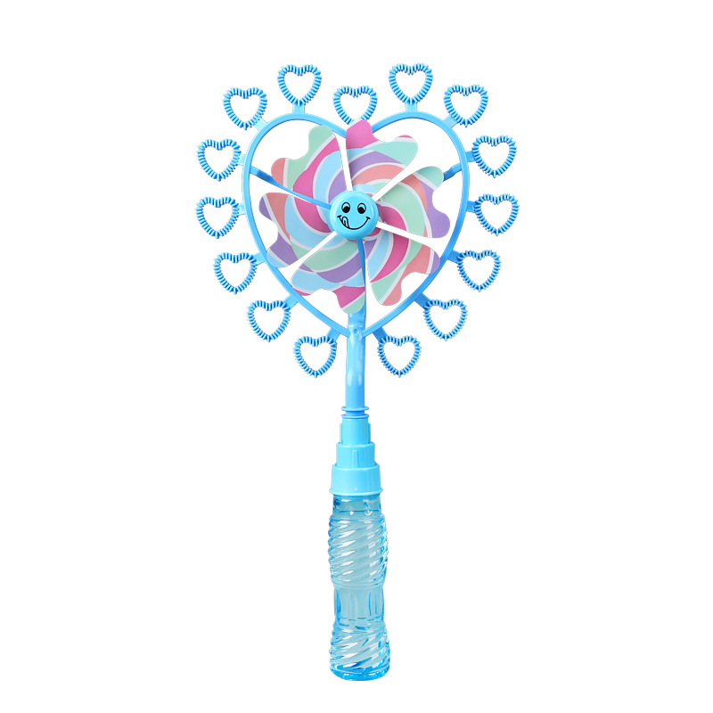 Children's colorful windmill bubble sticks, Gatling bubble machines, water play toys, outdoor bubble-blowing street stalls, supply sources, night markets Item Picture
