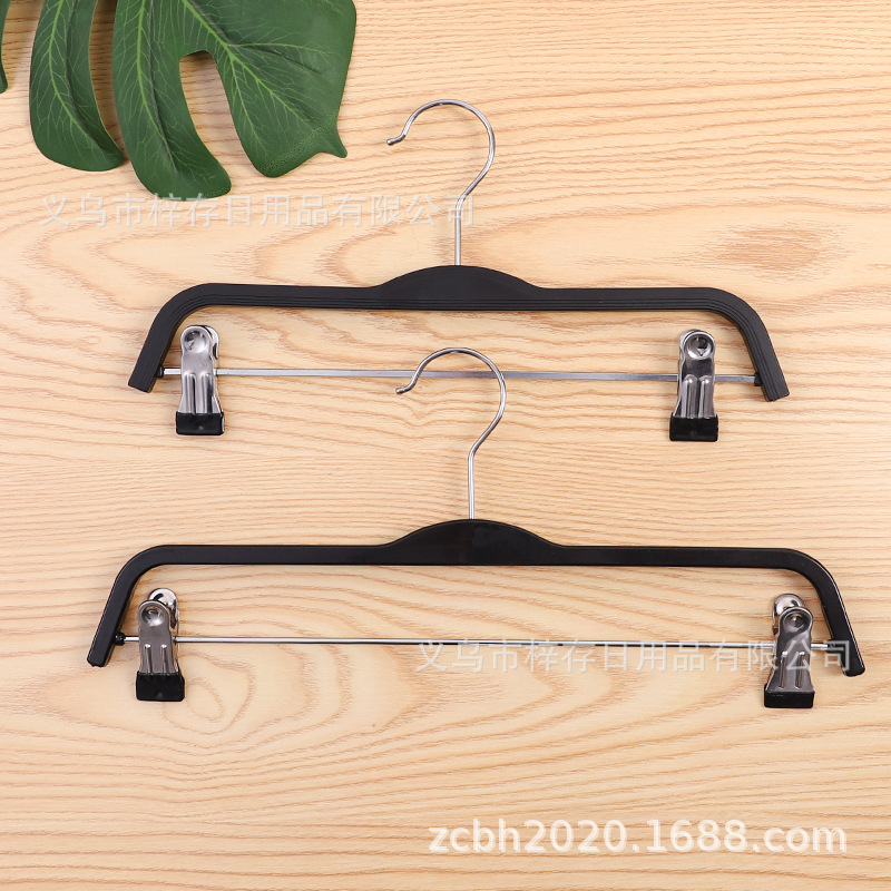 厂家服装专卖店男女装西装裤架加厚塑料裤架成人裤架批发挂钩产品图