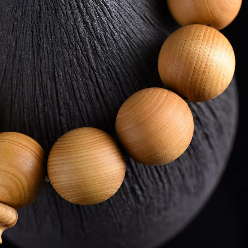 Taihang Yabai genuine plain bead bracelet, exquisitely crafted with small holes, selected 2.0 single circle 108 beads of various sizes as gifts Specification image