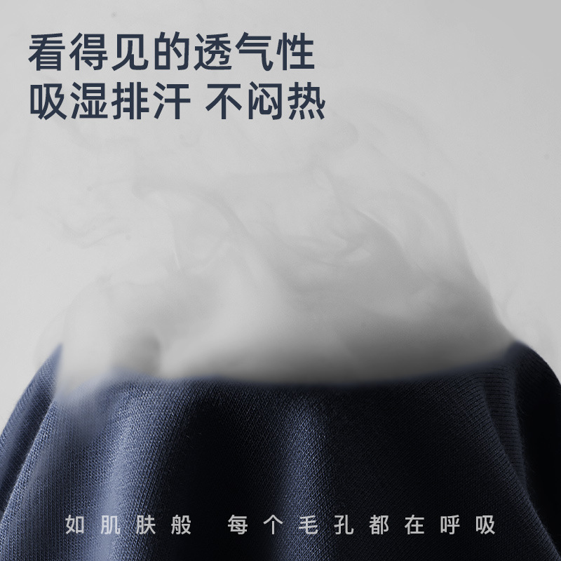 60-piece 95 cotton mid-waist men's underwear for all seasons, solid color, traceless, breathable and antibacterial, men's four-corner underwear wholesale Application Scenario