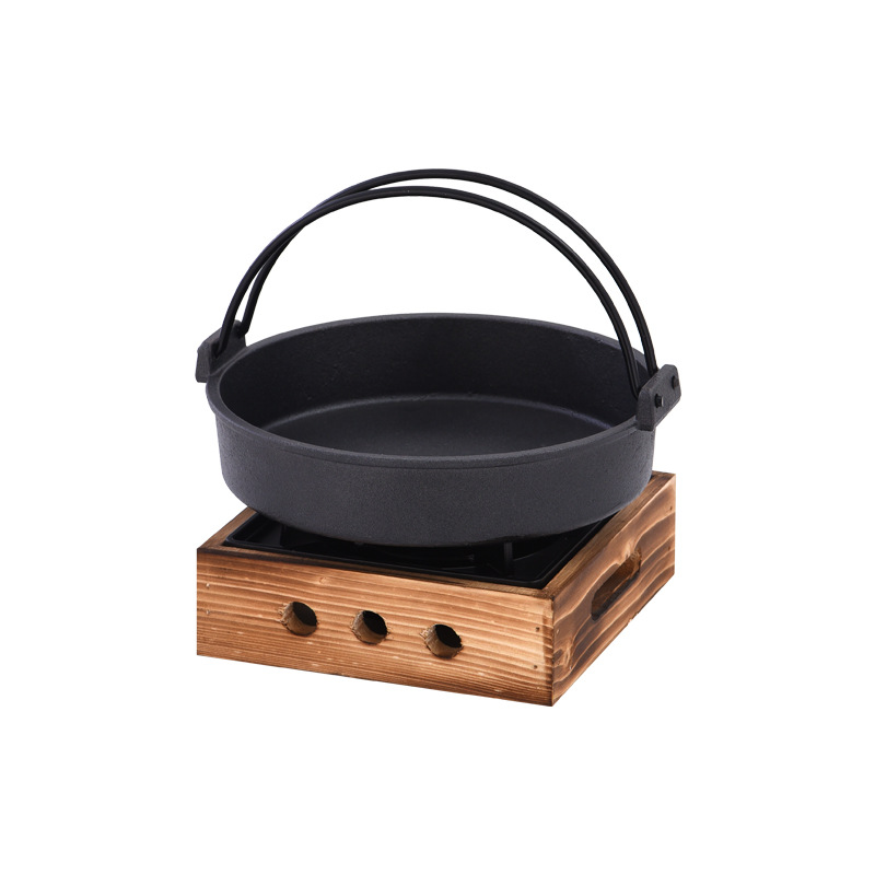 مقلاة بالحديد المجفف ذات الاذنين المجفَّفة في التخييم Item Picture