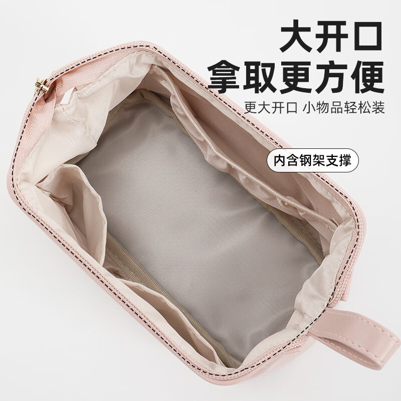 Portable small-sized cosmetic bag for women 2026, new high-end toiletry bag, small cosmetic storage bag for going out Specification image