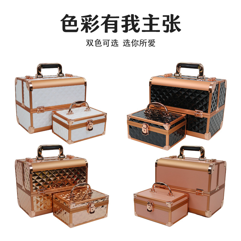 Large-capacity toolbox, foreign trade storage box, mother box, makeup, manicure, eyelash extension, tattoo, multi-functional makeup box Application Scenario