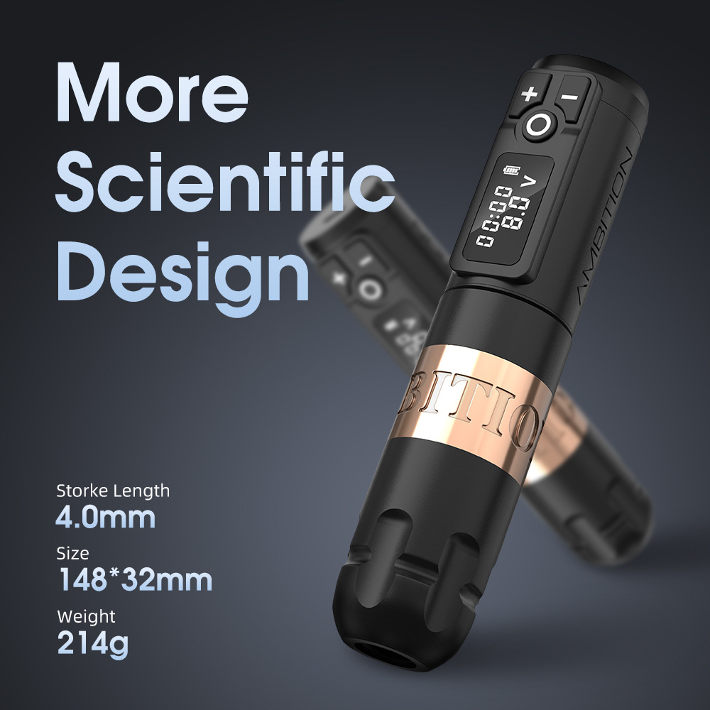 The shanilak Cross-border Rotating wireless Tattoo Pen complete set is suitable for beginners and professional artists Application Scenario
