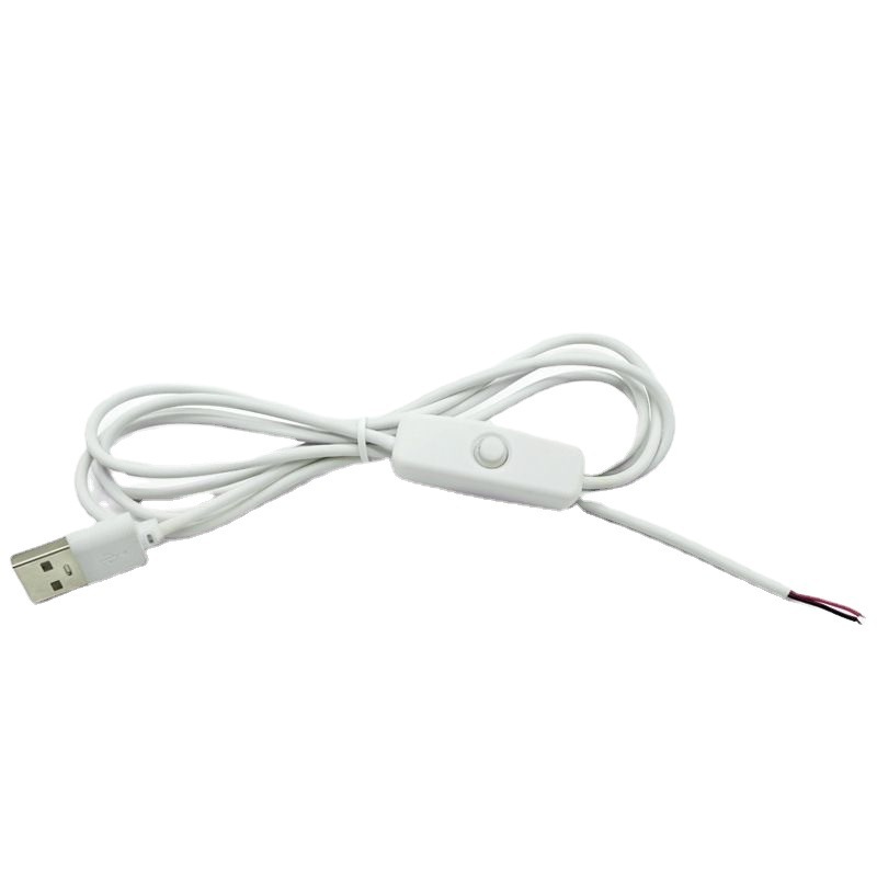 501 interruptor cable de alimentación lámpara de mesa cable de interruptor lámpara de gabinete cool light led day not drop light luz de noche pequeña cable de enchufe usb Item Picture