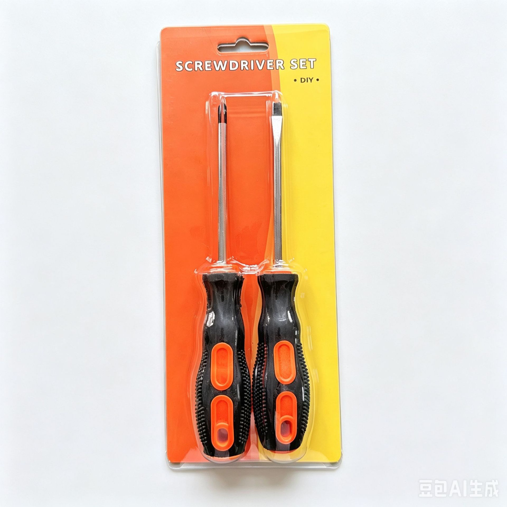 Multi-functional massage handle flat-head cross-head screwdriver, orange black metric 4-inch manual screwdriver with magnetic screwdriver Application Scenario