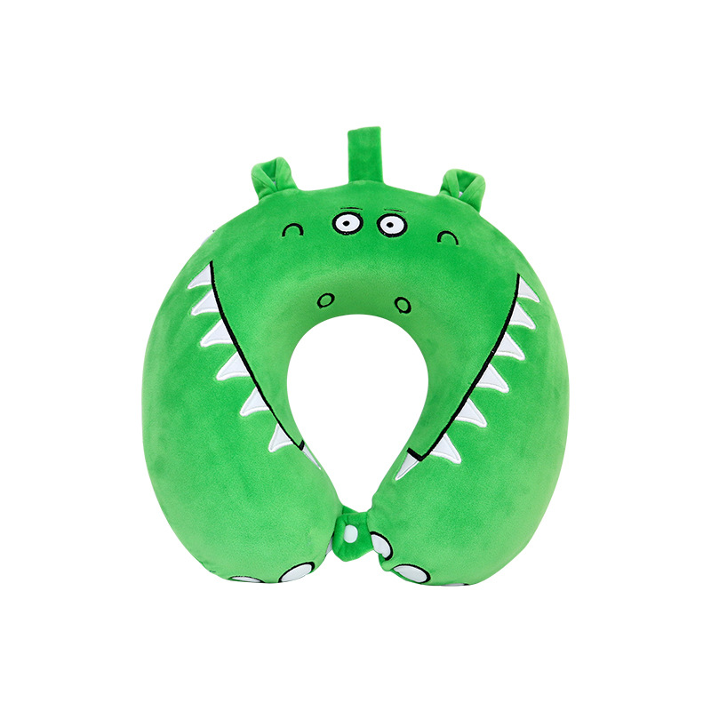 Customized cartoon memory foam U-shaped pillows with embroidered animal designs, travel memory pillows, neck protectors and nap pillows, wholesale from the manufacturer Item Picture