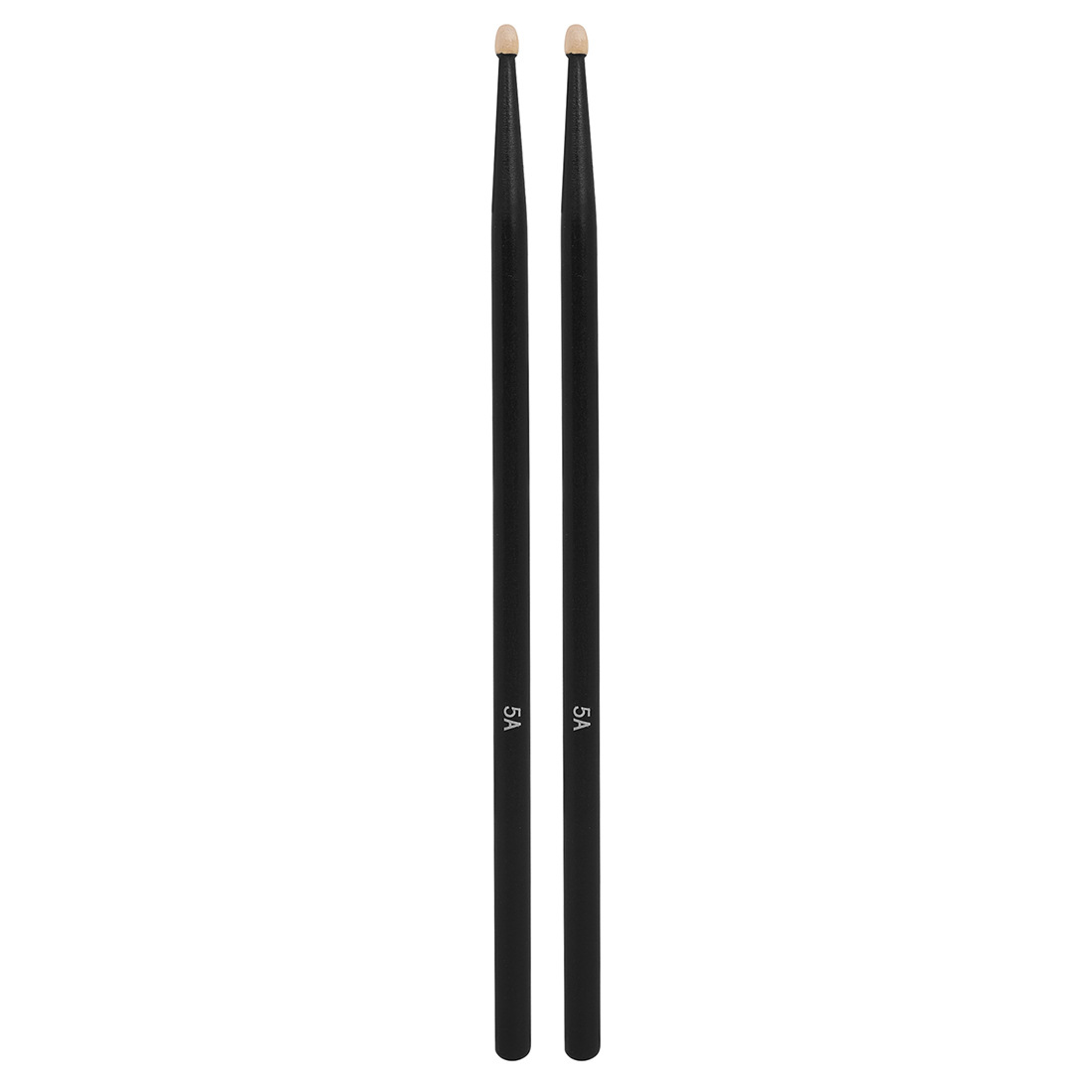 12 pairs of black drumsticks, 5A drum kit, maple drumsticks for beginners, snare drum, solid wood drumsticks for practice, and crossing of drumsticks Specification image