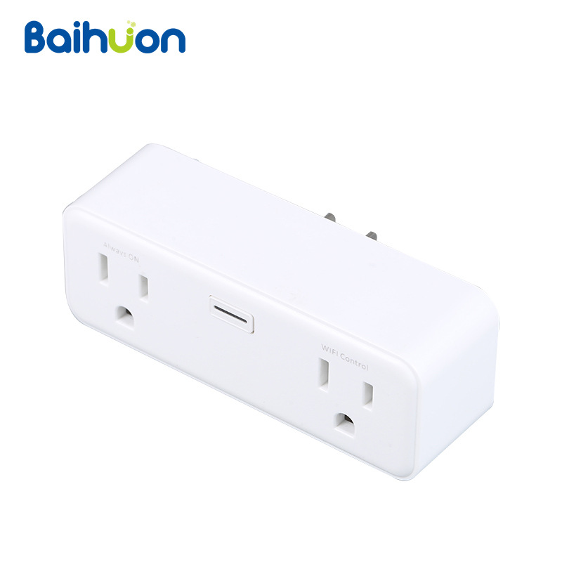 مقابس التحكم عن بعد من طراز Wefi WiFi WiFi عبر الحدود SMART Plug، وهو قابس ذكي للكتابة على الجدران Item Picture