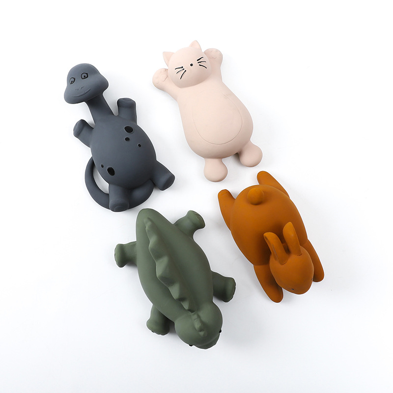 Food-grade silicone cartoon animal toys for babies, children's water play toys, educational toys for babies, bathroom bathing toys Application Scenario