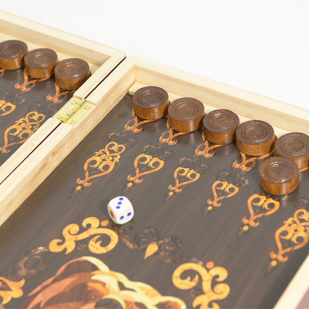 Backgammon, animal bear, board game, chess and card toys, entertainment party, multi-person wooden, foldable and portable, multiple sizes Application Scenario