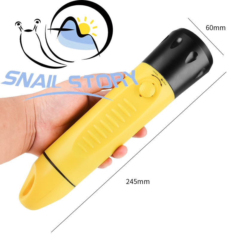 深海潜水强光手电筒深潜水充电手电筒水下手电水陆二用手电