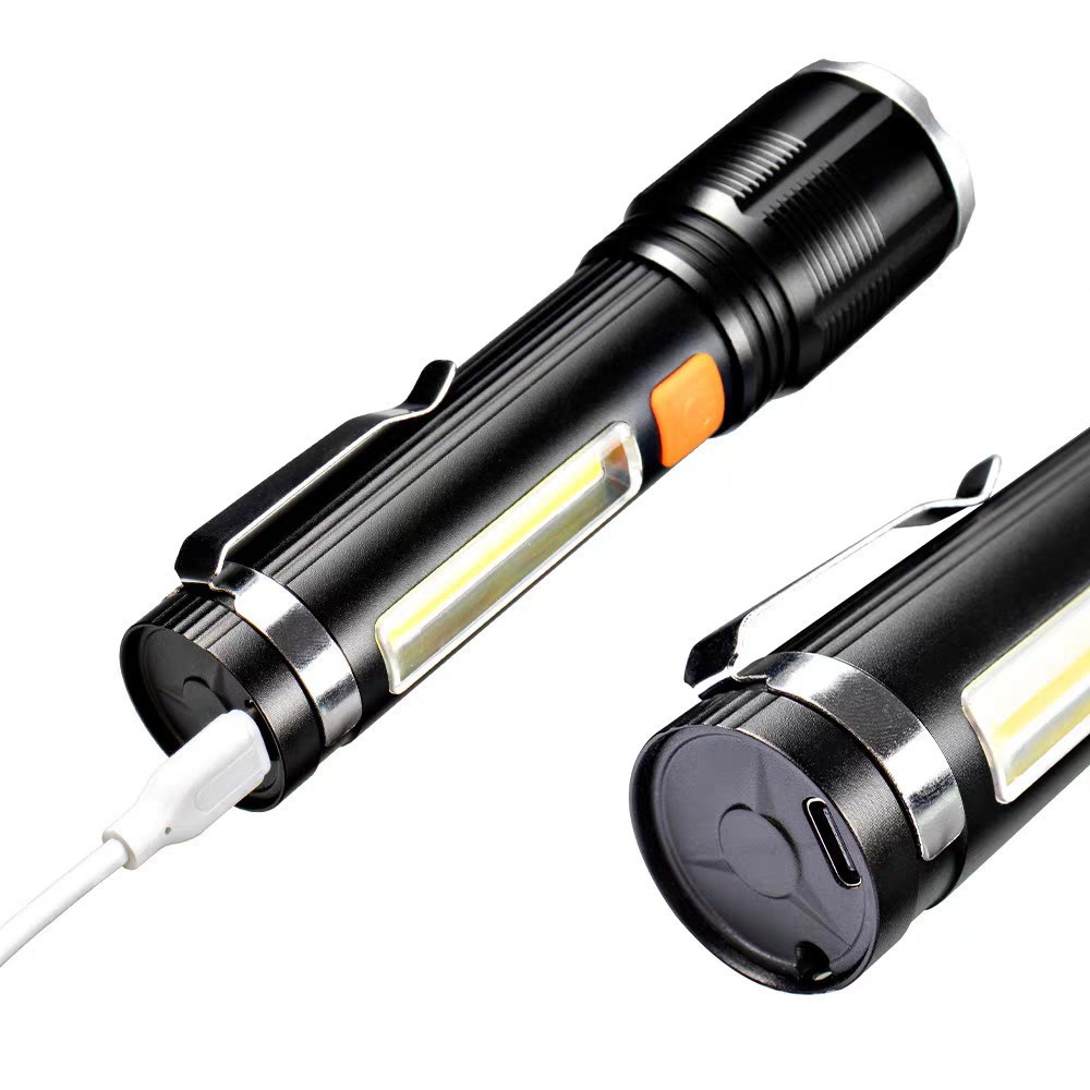 Jiuliang P12 tactical flashlight, a small portable high-intensity flashlight for outdoor lighting details Picture