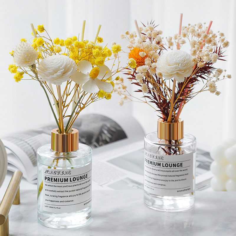 Flameless aromatherapy essential oil for home use, indoor preserved flowers, dried flower ornaments, hotel home, bedroom fragrance, air freshener Specification image