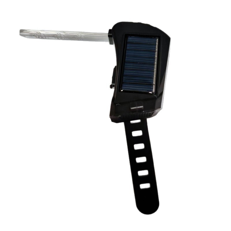 Solar-powered charging taillights, bicycle water flow navigation lights, night riding safety indicator lights, mountain bike high-brightness warning lights Application Scenario