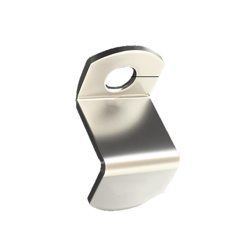 家具配件Z型角码连接片五金固定片弓型包角铁L型直角五金固定片白底实物图