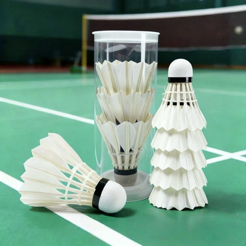 Three buckets of durable badminton balls for beginners, plastic badminton balls for indoor and outdoor badminton training Specification image