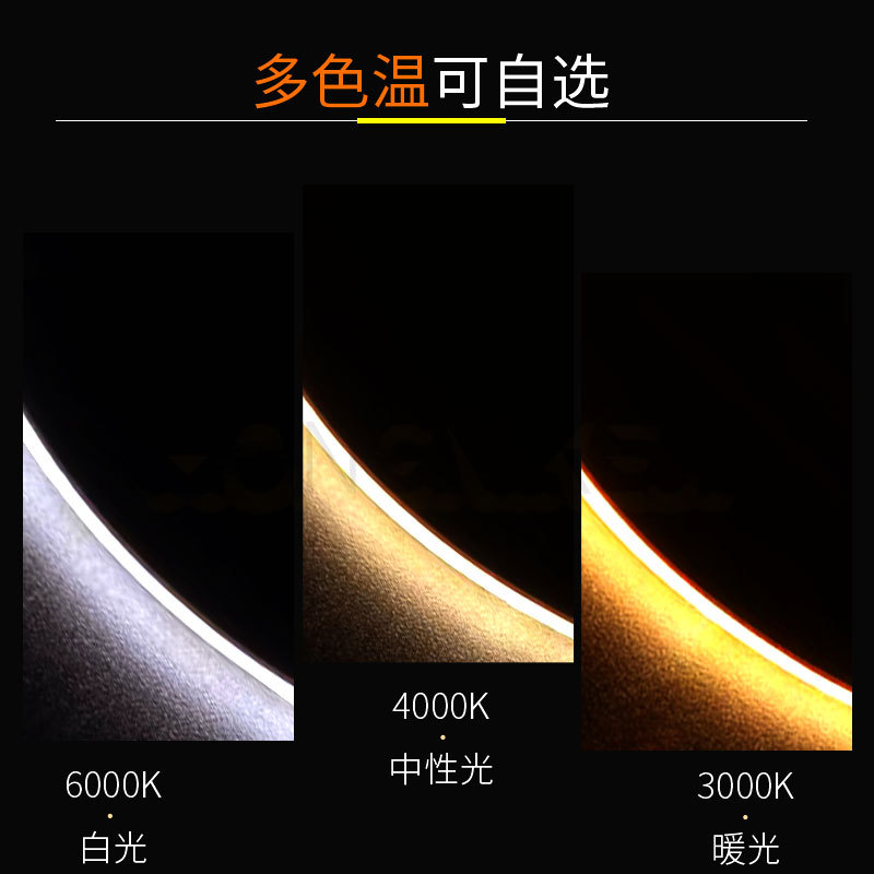 cob light strip 3mm12v linear light, high-brightness self-adhesive flexible low-voltage ceiling display cabinet led light strip, high brightness details Picture