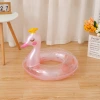 Cross-border new Crown Swan swimming ring, Instagram pink swan children's thickened seat ring, armpit swimming ring wholesale Specification image