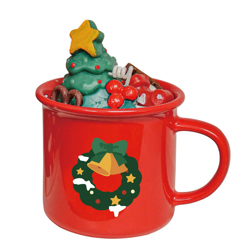 Aromatherapy candles, Christmas-themed shaped candles, Amazon creative gifts, cross-border home decoration, Christmas cup wax Item Picture
