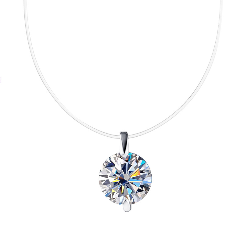S925 sterling Silver Mermaid's Tear Necklace, a new bestseller in 2026, exudes a sense of high-end and invisible moissanite, the same as Sun Li's Application Scenario