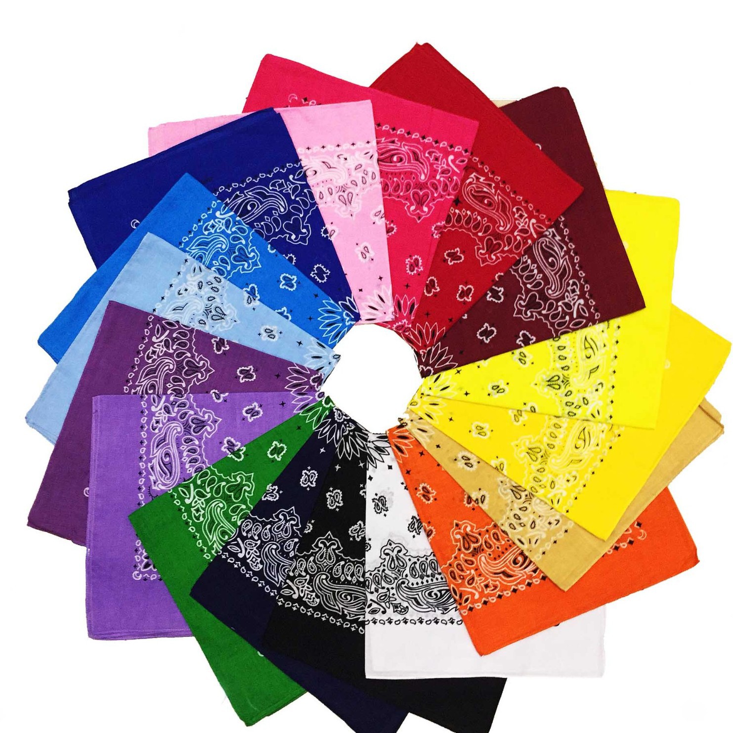 Cross-border pure cotton headscarf, sunflower Bandana scarf, outdoor printed all-cotton square scarf, wholesale in stock, printed log Specification image