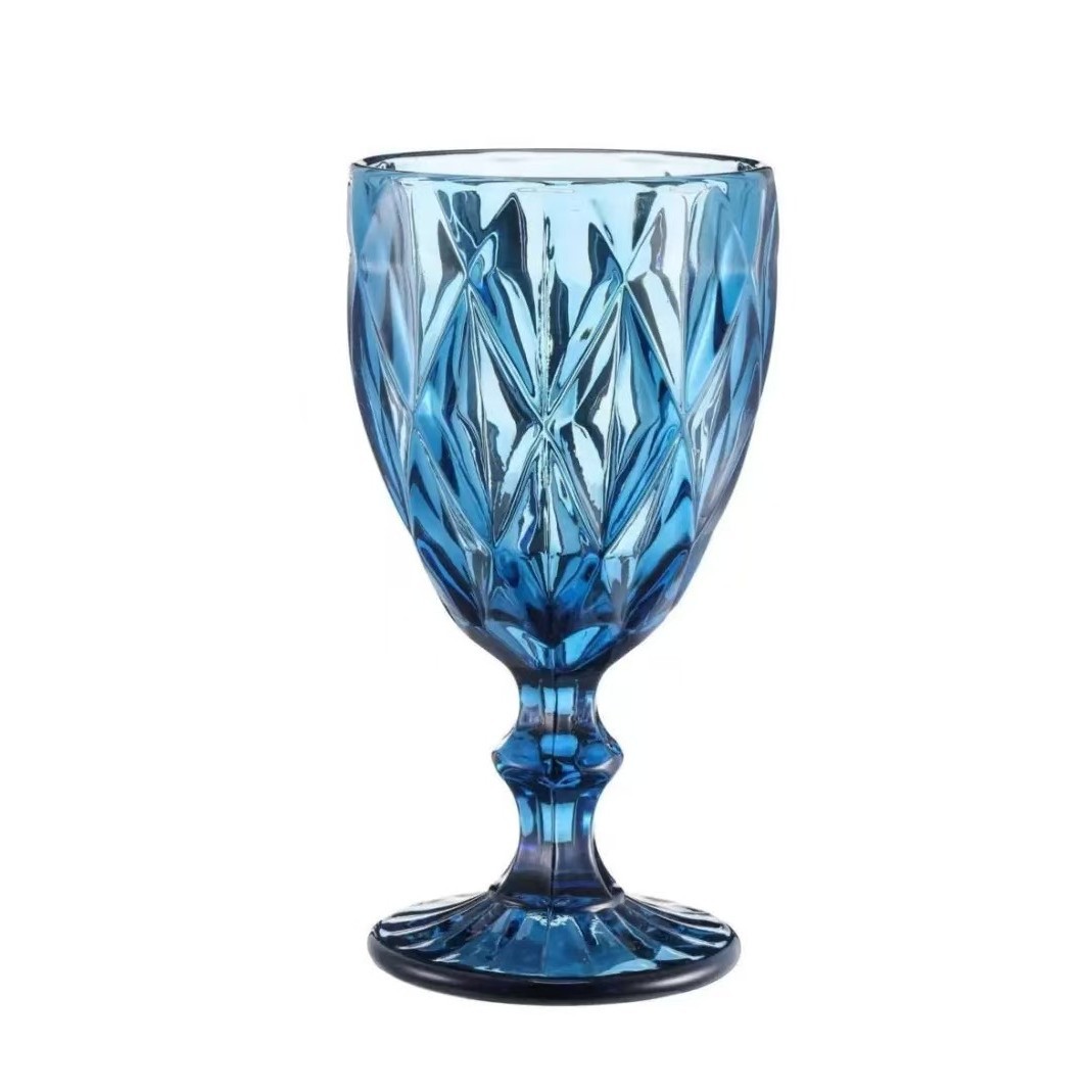 High-quality transparent glass cups, champagne cups, beverage cups, juice cups, glass goblets, large-capacity glass goblets, design sense ins wine glasses Item Picture