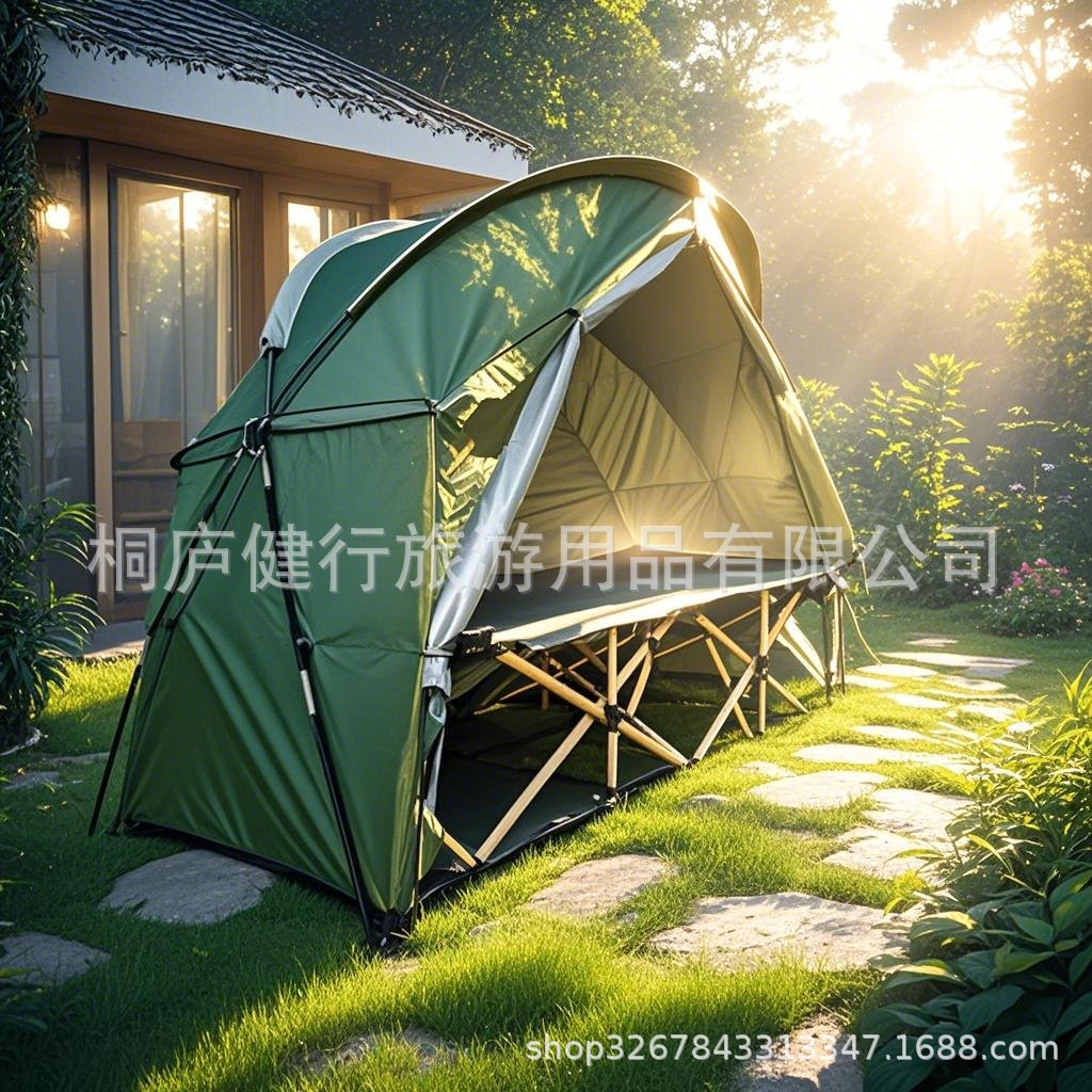 Single-person cycling tent, single-soldier tent, fishing tent, bicycle tent, storage tent, no camp bed Application Scenario