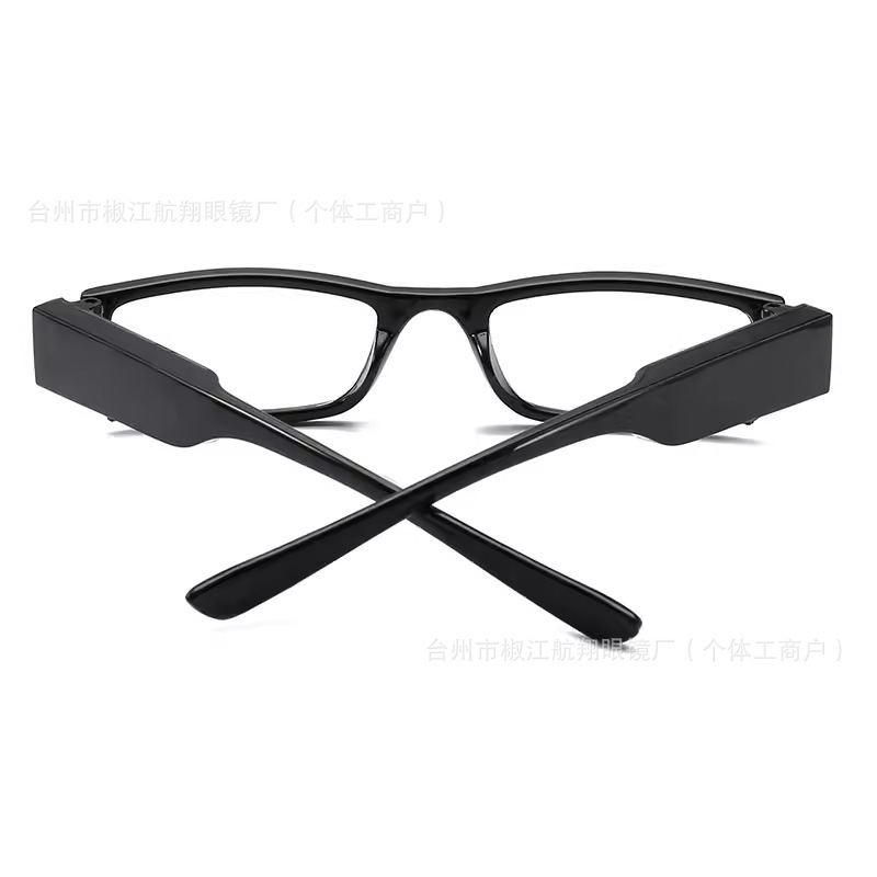 New manufacturer's in-stock simple reading glasses with lights, high-definition lens lighting, multi-functional, unisex, lightweight details Picture