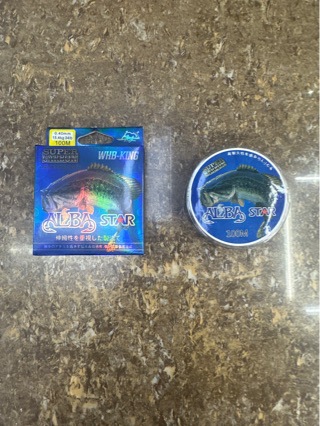 ALBA STAR 品牌渔线钓鱼线尼龙线海杆渔线纺车鱼轮线100米渔线