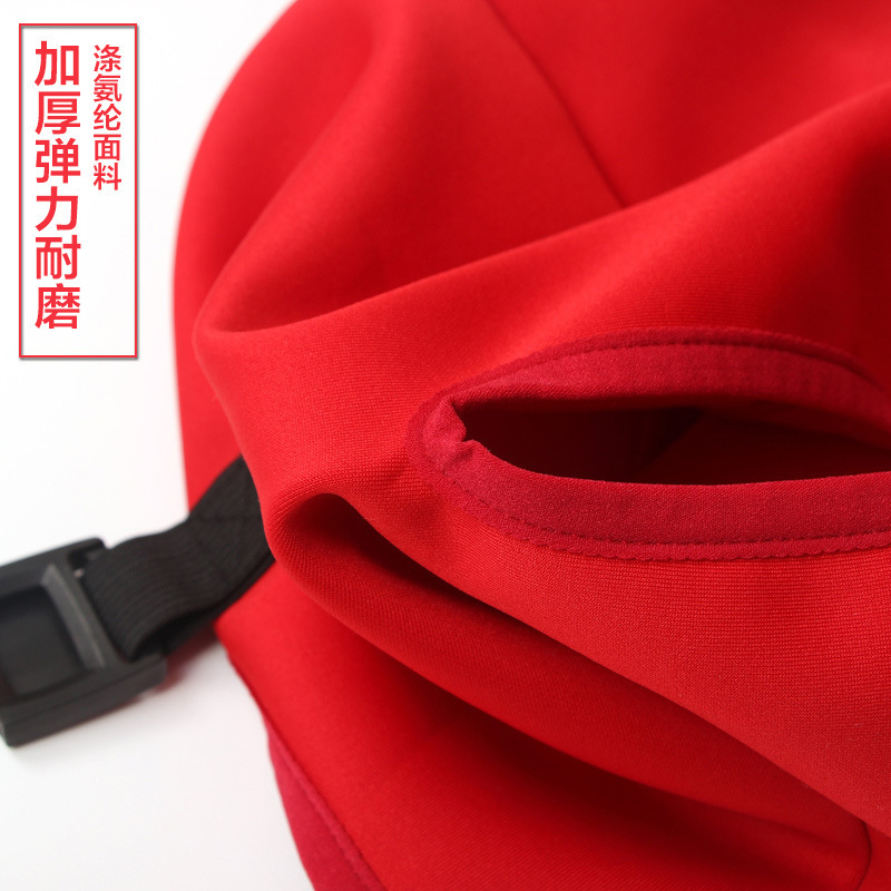 Milk silk suitcase protective cover, thickened elastic handle suitcase cover, travel suitcase dust cover, solid color simple fabric Specification image