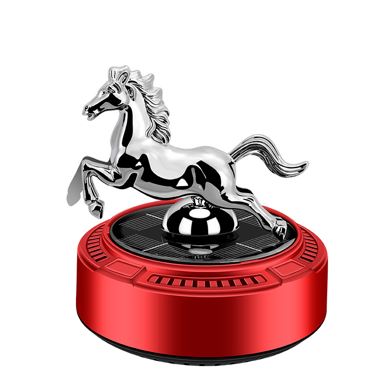 Cross-border new car perfume, aromatherapy, solar Year of the Horse decorative item, rotating car interior decoration, long-lasting light fragrance for men and women Item Picture