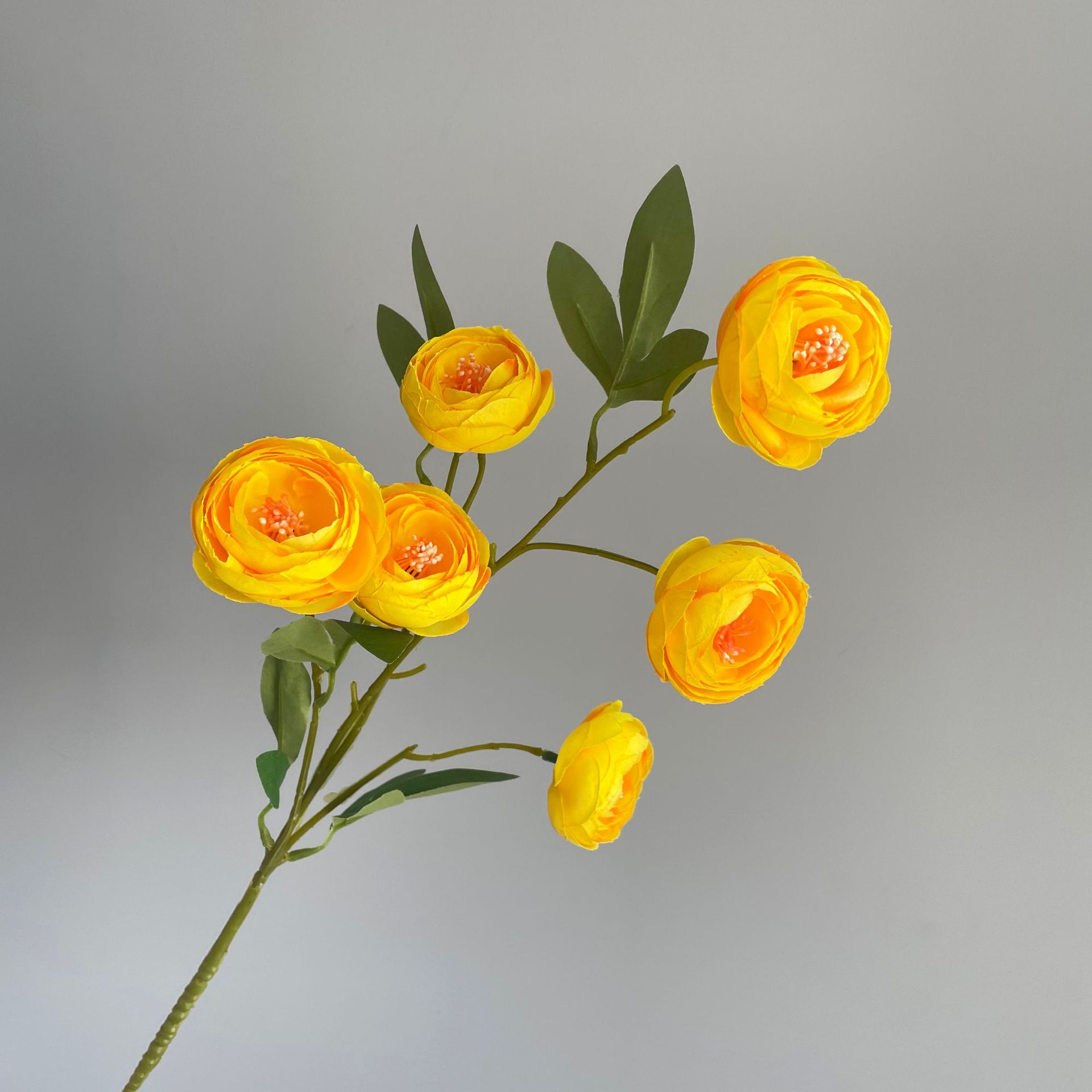 7-head exquisite tea rose peony artificial flowers wholesale wedding set decoration flowers, wedding hall prop flowers details Picture