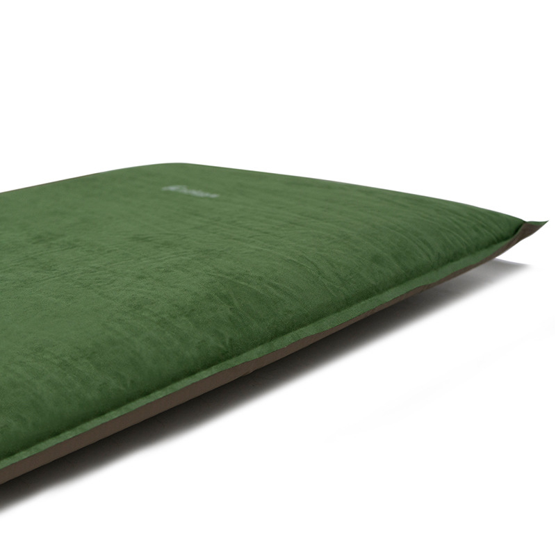 10cm comfortable suede thickened camping sponge inflatable pad, outdoor camping inflatable moisture-proof mattress in stock Item Picture