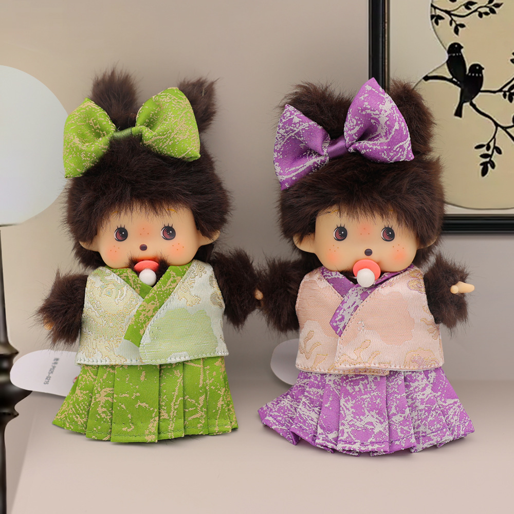 Wholesale of new baby clothes, plush toys, Hanfu, ancient-style skirts, cute Labmont, Qiqi KT cat doll clothes Application Scenario
