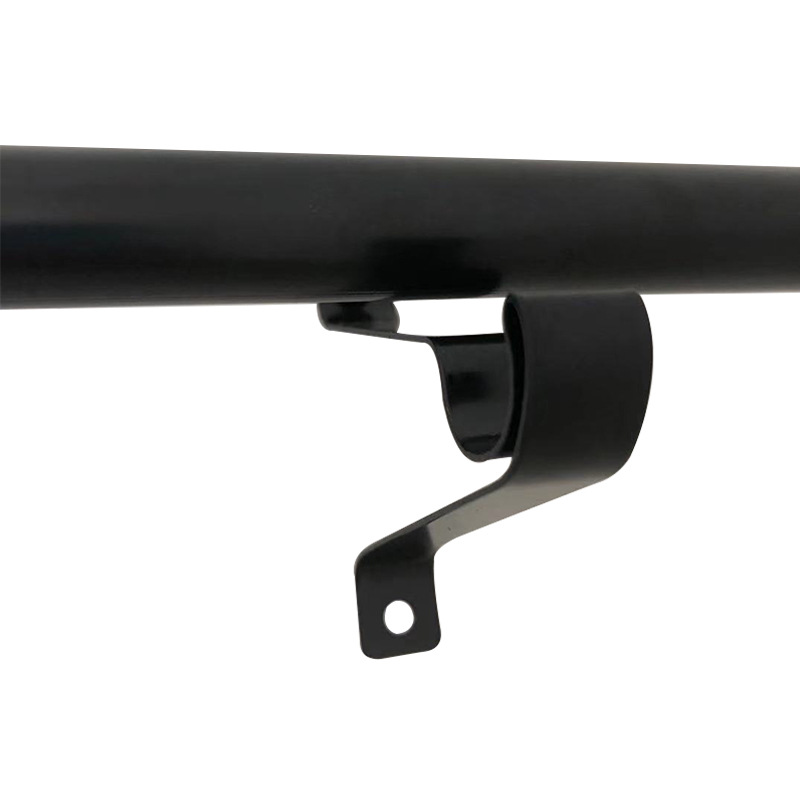 窗帘杆/窗帘罗马杆/暗装窗帘轨道/窗帘头配件金属/下床帘杆长1.4米细节图