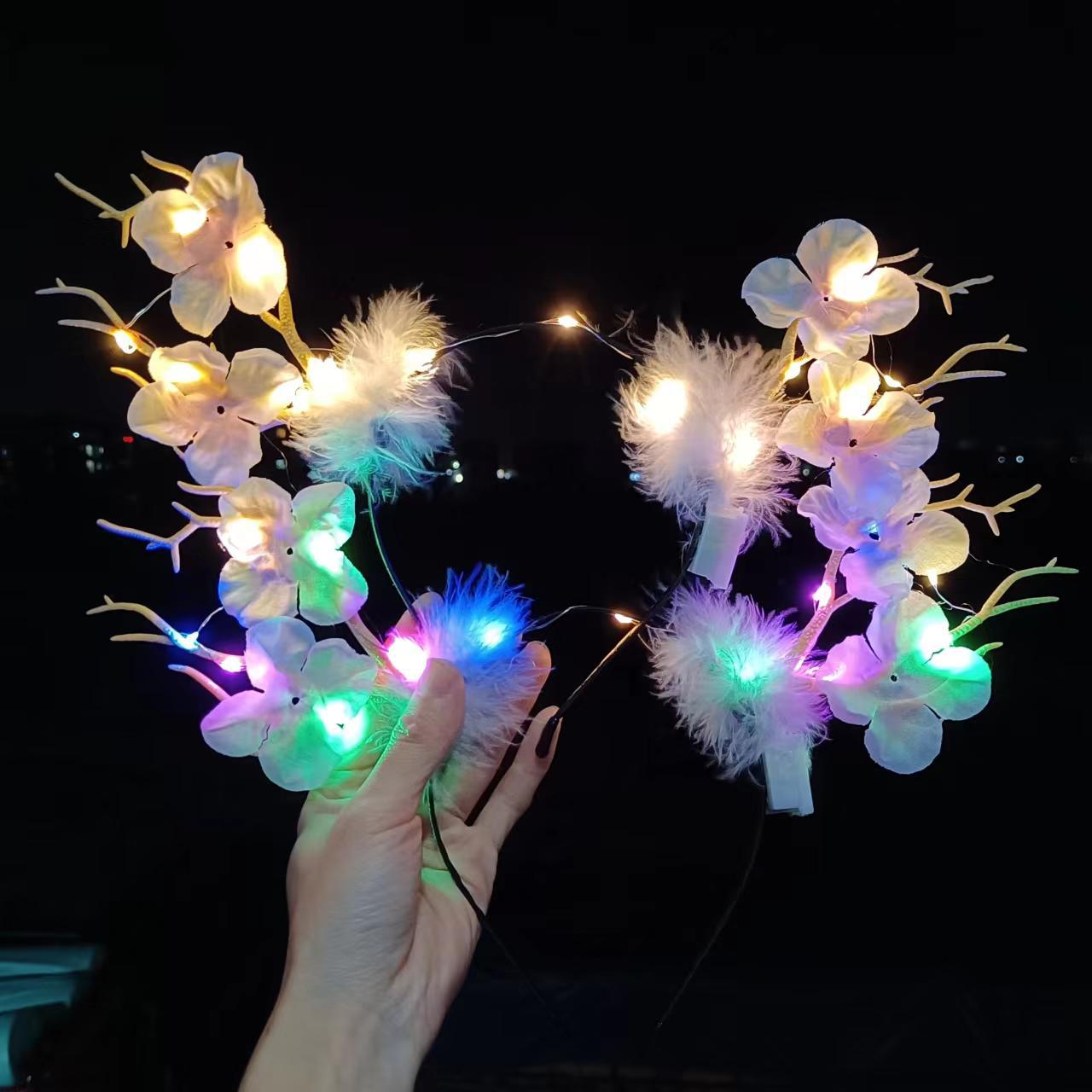 发光头箍实物图