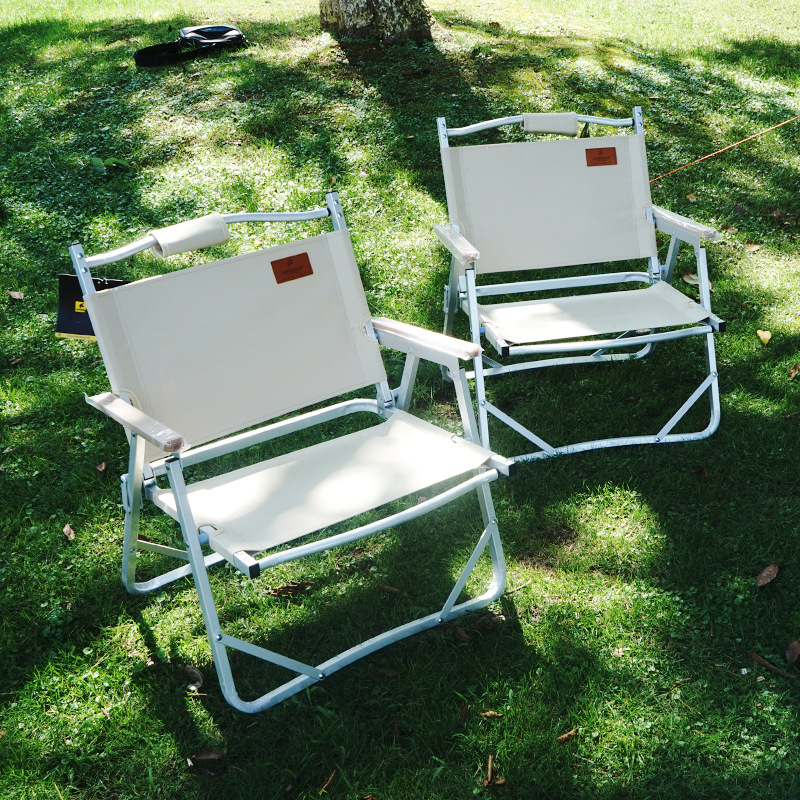 Komit outdoor folding chairs, Oxford fabric fishing beach chairs, portable camping and leisure low chairs, popular in stock in Japan and South Korea