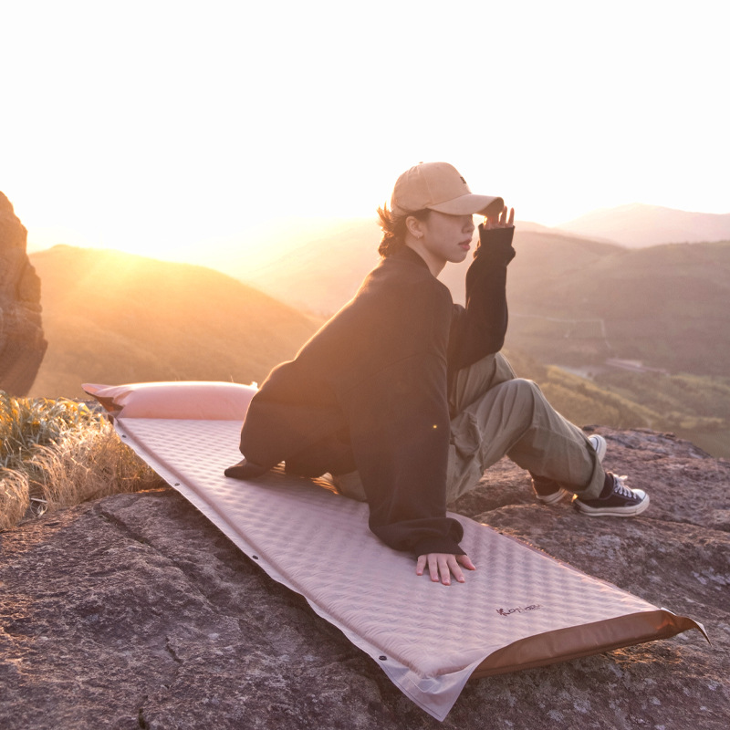 CHANODUG/ Chanodoji camping sponge folding inflatable bed Moisture-proof pad Camping outdoor tent Inflatable pad