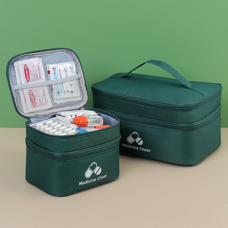 Family outdoor portable medicine storage bags, first aid kits, medicine boxes, emergency bags, epidemic prevention school health kits details Picture