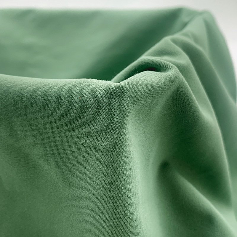 lulu涤纶双面裸感高弹针织弹力布料涤氨莱卡磨毛布运动瑜伽服面料细节图