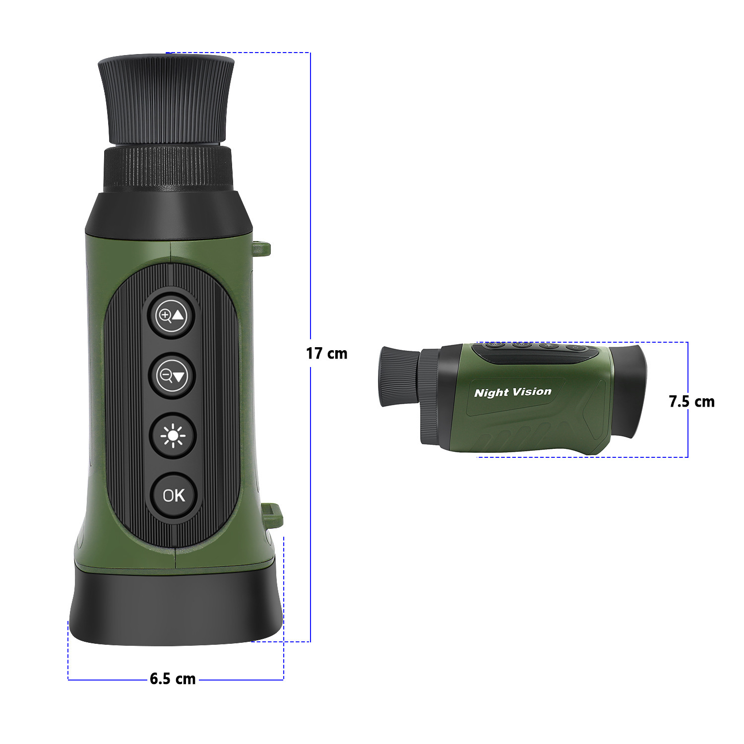 便携式爆款录像高清拍照跨境观鸟镜数码望远镜户外红外单筒夜视仪细节图