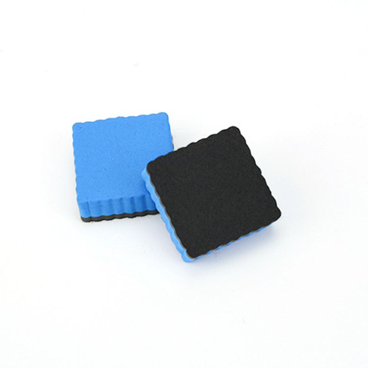 Magnetic 5*5 square EVA felt cloth for children, wavy and easy-to-clean magnetic white board eraser Application Scenario