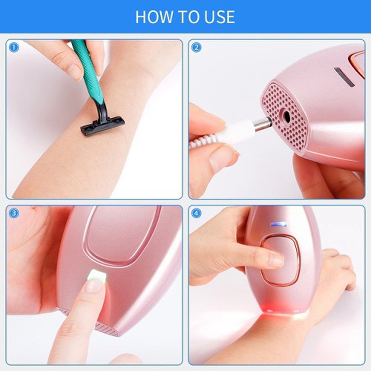 Factory direct supply: Cross-border best-selling electric photon hair growth inhibition hair removal wonder, laser hair removal device for home use details Picture