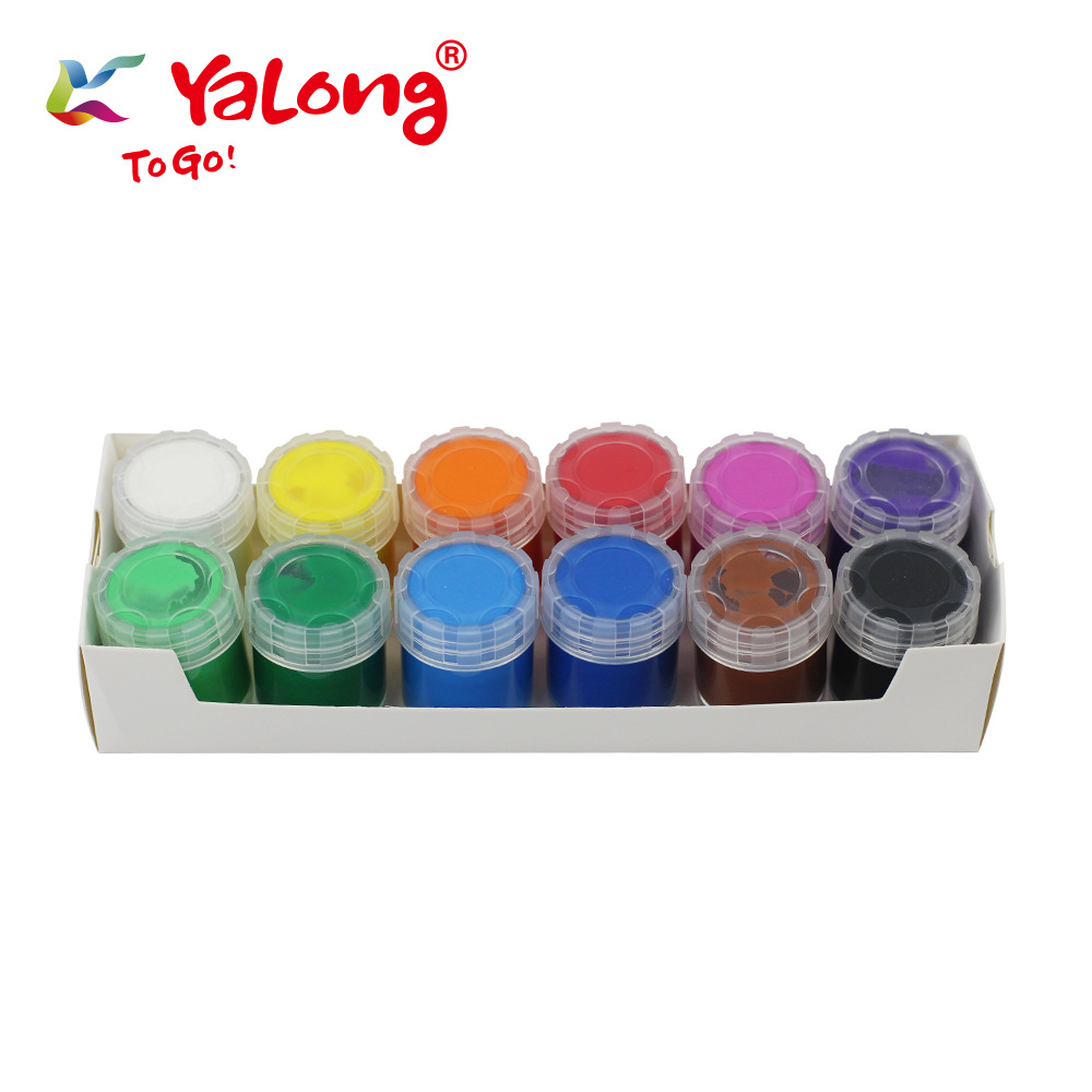 Yalong classic high durability and excellent quality pigments are washable and suitable for drawing, painting and graffiti Item Picture