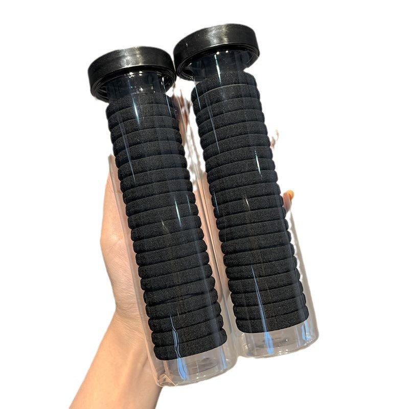 简约基础百搭头绳高弹力扎头发橡皮筋女高马尾发绳发耐用发圈头饰详情图5