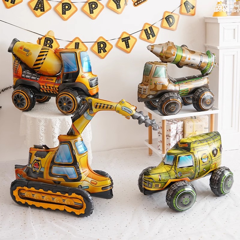 铝膜生日气球玩具/玩偶服/户外运动球/汽球摆摊/气球狗带轮子产品图